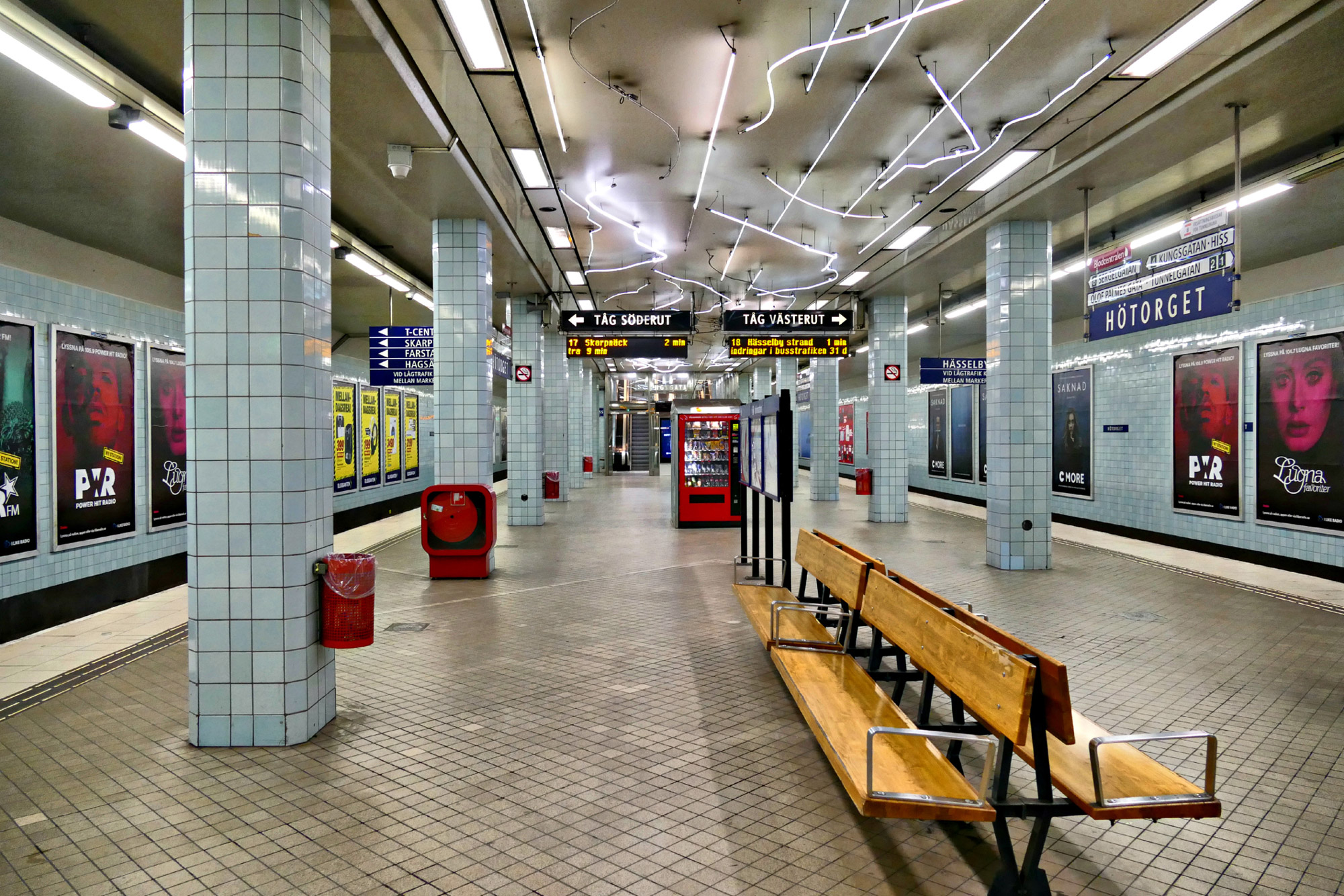 Perrongen vid Hötorget